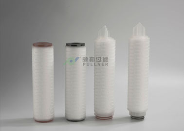 Cartucho de filtro plisado de membrana del PES, cartucho de filtro de agua del RO 0.22um 10&quot;