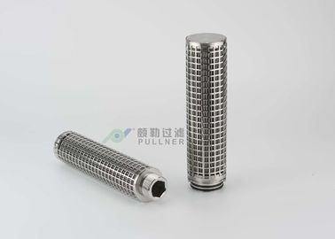 El filtro de alta temperatura del acero inoxidable plisó el cartucho de filtros 316L 304