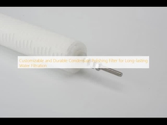 Filtro de condensado de pulido personalizable y duradero para filtración de agua duradera