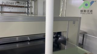 Cartucho de filtro pliado de PP de 30 pulgadas para tratamiento de agua de RO con alta capacidad de retención de suciedad