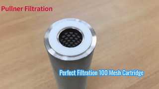 Cartucho de filtro inoxidable de malla 100.