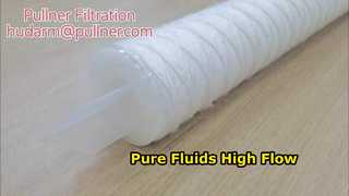 Cartucho de filtro enrollado en hilo Filtración de alto flujo