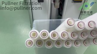 Cartucho de filtro de membrana PES de alto flujo de 40 pulgadas para filtración de microelectrónica
