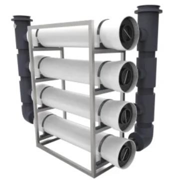 Carcasa del filtro FRP del cartucho de membrana de fibra de vidrio de prefiltración RO para líquidos corrosivos