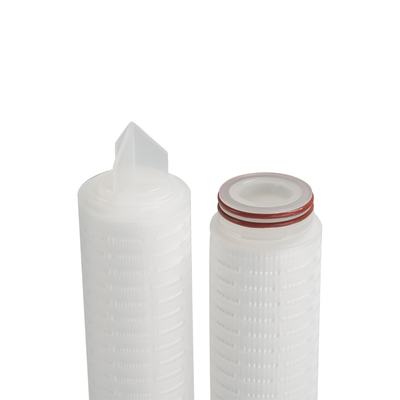 OD 68.5m m cartucho de filtro plisado 1 - 5 micrones para el industria del agua de la comida