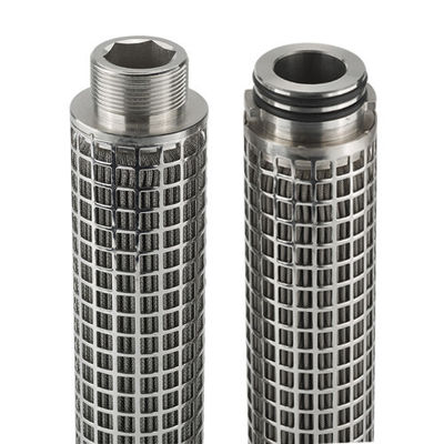 Cartucho de filtro plissado de acero inoxidable 316L con gran área de filtración y resistencia a altas temperaturas