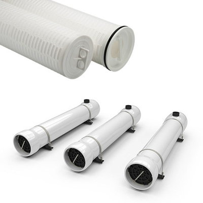 Cartucho de membrana de fibra de vidrio carcasa de filtro de agua prefiltración por ósmosis inversa