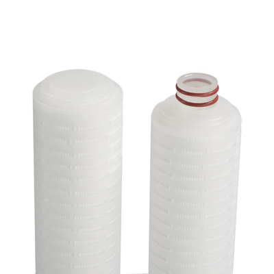 10&quot; cartucho de filtro plisado Pp de membrana para el tratamiento de aguas y las sustancias químicas finas