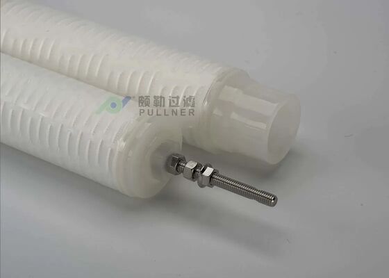 Backwashable High Flow PP Pleated Filter Cartridge with 6" Large Diameter and 1 µm to 70 µm Micron Ratings for Water Treatment