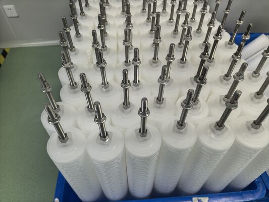 Filtro de pulido de condensado de 40 pulgadas con una tasa de flujo de 3,5 m3/h a 4,5 m3/h para plantas de energía para eliminar el óxido de hierro