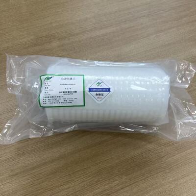 Cartucho de filtro plisado de 130 mm de diámetro exterior con alto flujo de 200 L/min y área de filtración de 2 m²