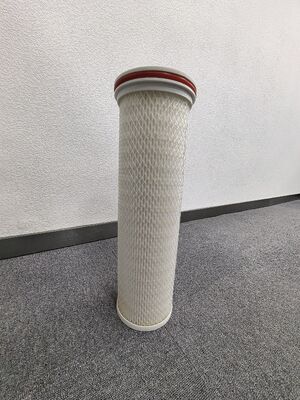 Cartucho de filtro pliado de alta eficiencia de 40 pulgadas para la prefiltración de RO, con 0,1-100 μm de micrón