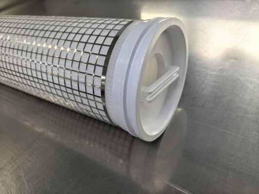 Cartucho de filtro pulidor de condensado de alto flujo de 60 pulgadas con clasificación de 7 micras