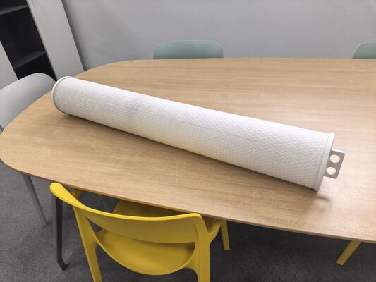 Conexión personalizada Cartucho de filtro de alto flujo con gran diámetro para filtración de agua de mar utilizando material de polipropileno
