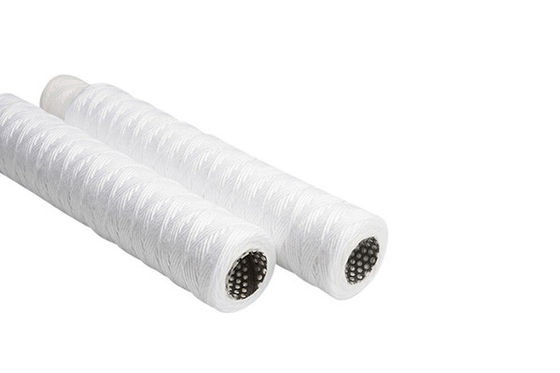 40&quot; cartuchos de filtro de la herida de la secuencia del algodón 5 micrones para del RO del agua el tratamiento pre
