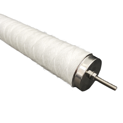 Cartucho de filtración de heridas de cuerda OD 60MM con núcleo de soporte de acero inoxidable 304/316