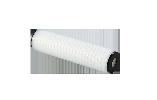 0.45um PP Filtro plissado con tapa de extremo de polipropileno Tamaño del poro 0.1um-60um Temperatura máxima 82°C