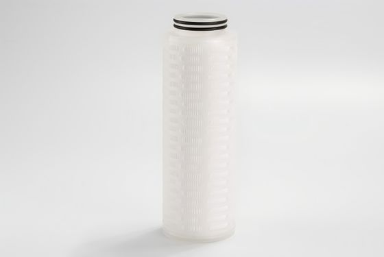 Cartucho de filtro pliado de la serie 83 Ф80mm para fabricación de FPD con alta tasa de flujo de 120L/min