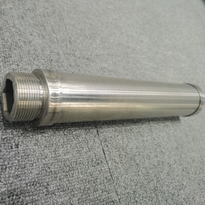 Cartucho filtrante metálico serie PHSV con costilla de soldadura en espiral y alambre en forma de V para filtración de alta resistencia