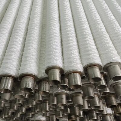 Cartucho de filtro de alto flujo enrollado en hilo serie PLX con estructura de panal para una pequeña caída de presión y una gran capacidad de retención de contaminantes