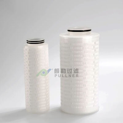 Cartucho de filtro de alto flujo plissado de la serie 130 φ130 mm con caudal de 200L/min y área de filtración de 2m2