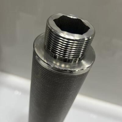 Cartucho filtrante de malla sinterizada de acero inoxidable 316L de 10 pulgadas con alta resistencia a la temperatura y a la corrosión para aplicaciones de alto flujo