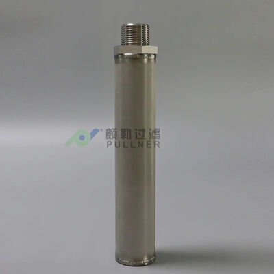 Cartucho filtrante de malla sinterizada de acero inoxidable 316L de 10 pulgadas con alta resistencia a la temperatura y a la corrosión para aplicaciones de alto flujo