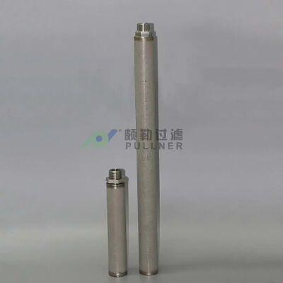 Cartucho filtrante de malla sinterizada de acero inoxidable 316L de 10 pulgadas con alta resistencia a la temperatura y a la corrosión para aplicaciones de alto flujo