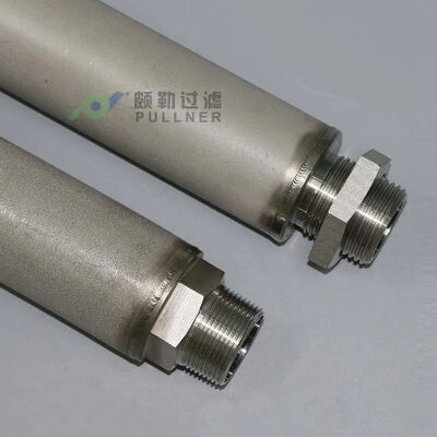 Cartucho filtrante de malla sinterizada de acero inoxidable 316L de 10 pulgadas con alta resistencia a la temperatura y a la corrosión para aplicaciones de alto flujo