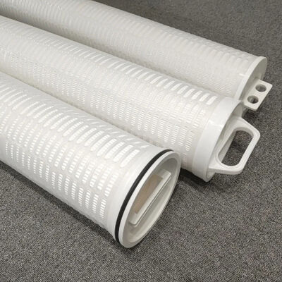 Cartucho de filtro de alto flujo de 60 pulgadas con alta capacidad de retención de suciedad y caudal de 110 m3/h para la purificación del agua