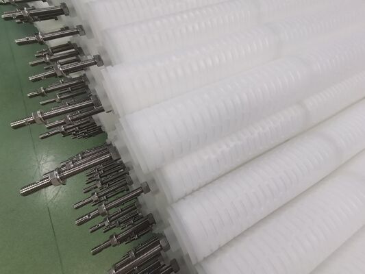 Filtro de pulido de condensado de 40 pulgadas con una tasa de flujo de 3,5 m3/h a 4,5 m3/h para plantas de energía para eliminar el óxido de hierro