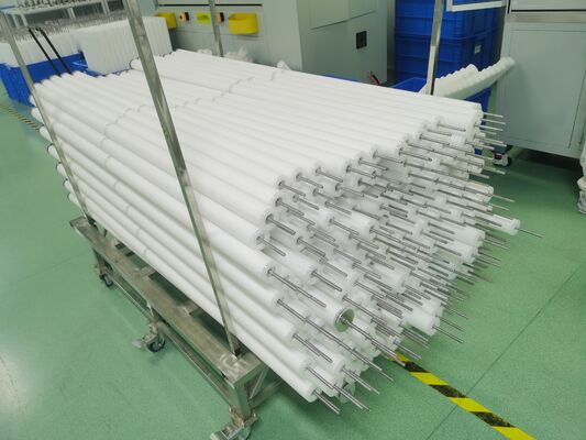 Cartucho de filtro de alto flujo enrollado en hilo con estructura de panal para planta de tratamiento de agua de mar