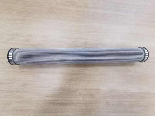 Cartucho de filtro sinterizado de fibra de acero inoxidable con alta temperatura, presión y resistencia a la corrosión