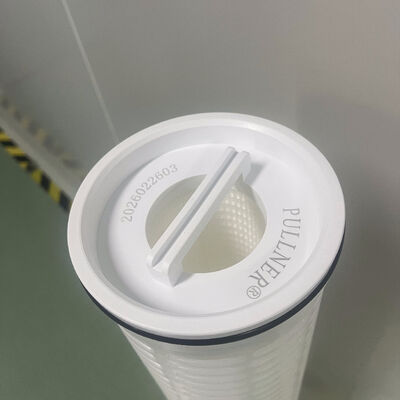 Cartucho de filtro de alto flujo de 40 pulgadas con caudal de 110M3/H y medio filtrante de PP para tratamiento de agua