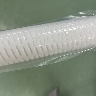 PBT Series All Polyester PET High Flow Filter Cartridge for Precision Filtration with 120°C High Temperature and 4 Bar Working Pressure