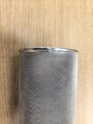 Cartucho de filtro de malla de acero inoxidable 80 con alta resistencia mecánica y resistencia a la temperatura