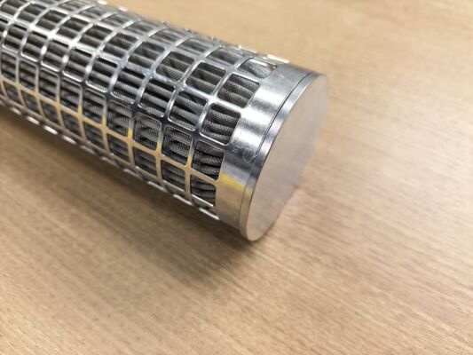 Cartucho de filtro plissado de acero inoxidable 316L con gran área de filtración y resistencia a altas temperaturas