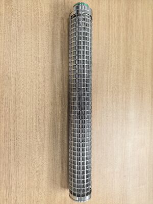 Cartucho de filtro plissado de acero inoxidable 316L con gran área de filtración y resistencia a altas temperaturas