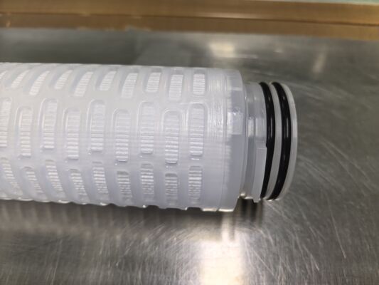 Cartucho de filtro plissado PES personalizado con membrana PES para filtración de líquidos químicos y de alta pureza de alta velocidad de flujo