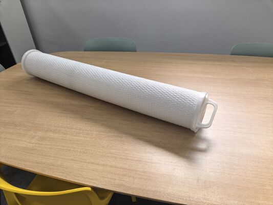 Cartucho de filtro de alto flujo fabricado en fábrica china con gran diámetro para filtración de agua de mar utilizando material de polipropileno