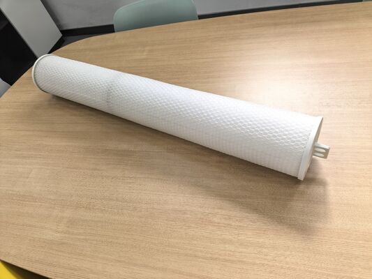 Conexión personalizada Cartucho de filtro de alto flujo con gran diámetro para filtración de agua de mar utilizando material de polipropileno