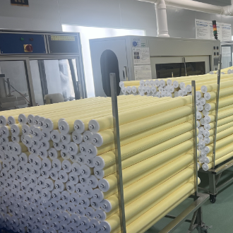 Cartucho de filtro de eliminación de aceite de refrigeración de fibra de vidrio con tapa de localizador de estrellas de extremo abierto único y doble anillo O para aguas residuales industriales