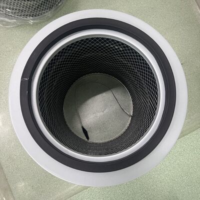 Cartucho de filtro antistático de polvo de la serie PGS con recubrimiento conductor, película de PTFE para filtración de 0,3 micras