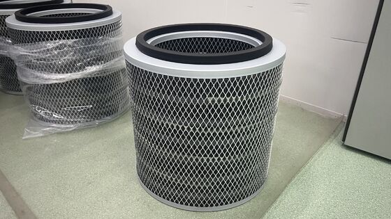 Cartucho de filtro antistático de polvo de la serie PGS con recubrimiento conductor, película de PTFE para filtración de 0,3 micras