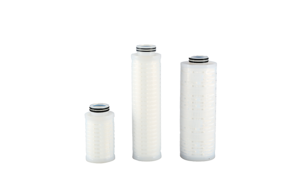 Cartucho de filtro de alto flujo de la serie 83 con alta tasa de flujo, múltiples opciones de filtro y baja precipitación para filtración de procesos húmedos