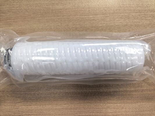 Cartucho de filtro de PVDF resistente a la corrosión con resistencia a altas temperaturas y membrana de PTFE hidrofílica para filtración química