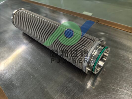 Cartucho de filtro plisado de acero inoxidable 316L de 10 pulgadas fabricado en China, fieltro de fibra sinterizada para filtración industrial de alta presión