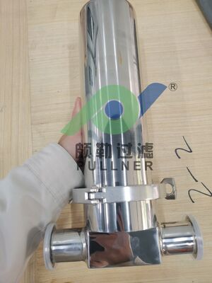 Carcasa de filtro de cartucho único de acero inoxidable 316L para filtración de líquidos industriales con diferentes dimensiones