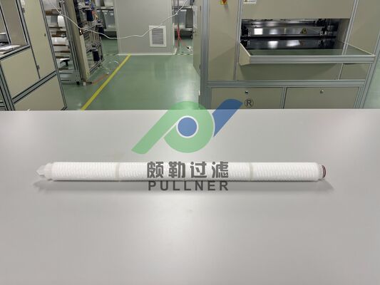 Cartucho de filtro de membrana PES de alto flujo de 40 pulgadas para filtración de microelectrónica