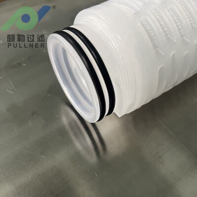 Cartucho de filtro pliado de PP de 30 pulgadas para tratamiento de agua de RO con alta capacidad de retención de suciedad